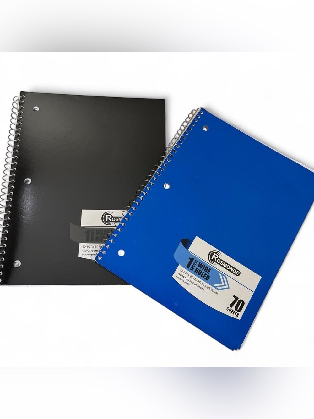 2 Wide Ruled 1 Subject Notebooks Back to School Supplies